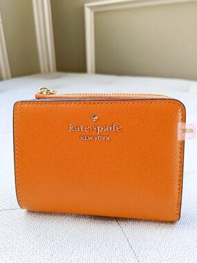 Kate Spade Small L-zip Wallet Orange Jasper KO180